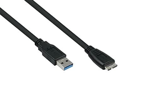 Alcasa UK30P-AMB-030S USB-kabel 3 m USB 3.2 Gen 1 (3.1 Gen 1) USB A Micro-USB B Svart (UK30P-AMB-030S)