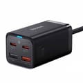 Pikkukuva 1 / 7: Baseus Mukana Usb-c Usb-a Ja Usb-c Seinälaturi Gan3 Pro 65w 3a 2xusb-a 2xusb-c
