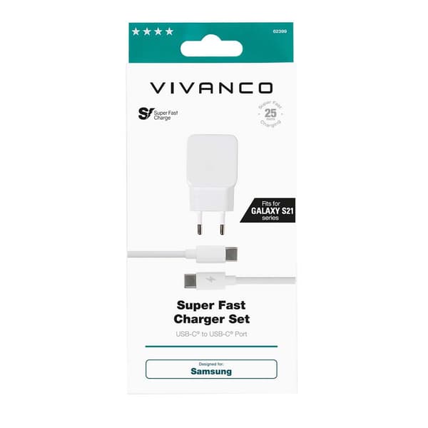 Vivanco Usb-c Oplader 62399 Transparent
