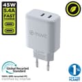 Miniatyrbillede 2 af 5: Muvit For Change Usb-c Vægoplader Pd 45w + Pd 20w