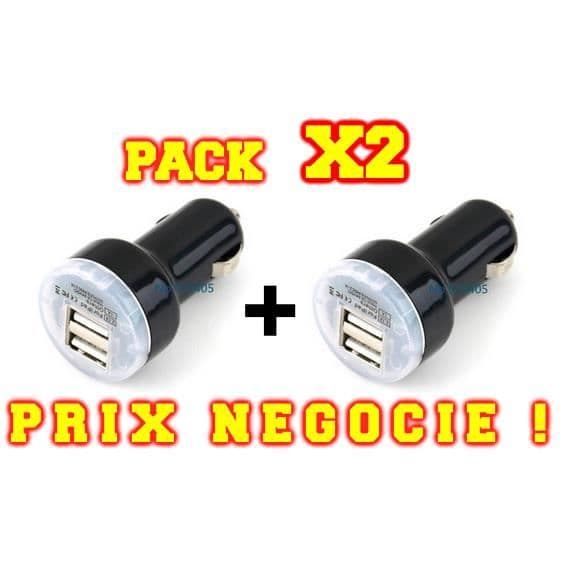 PACK X2 DUBBELLADDARE CIGARETT USB USB BIL
