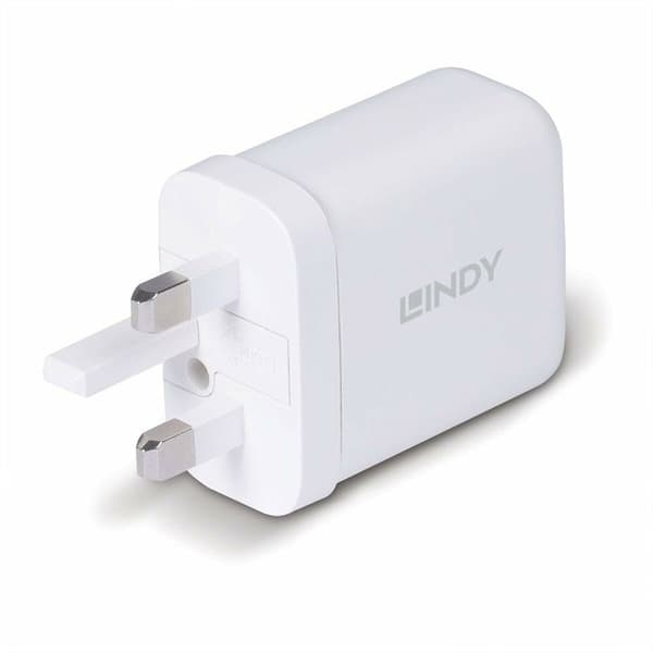 Lindy Usb-a Og Usb-c Vægoplader 65w