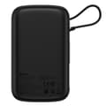 Miniatyrbillede 3 af 6: Powerbank med hurtigopladning 10000mAh 22,5W QC-PD-SCP-FCP USB-C kabel sort