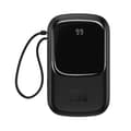 Miniatyrbillede 1 af 6: Powerbank med hurtig opladning 20000mAh 20W QC-PD-SCP-FCP kabel Iphone Lynsort