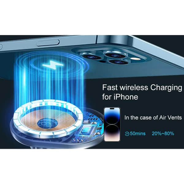 MagSerie Mobilholder Ventilasjon MagSafe Charge 15W Trådløs