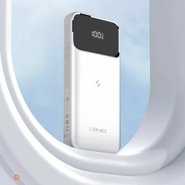 Powerbank LDNIO 10000 mAh Qi induktionsmagnet USB-C