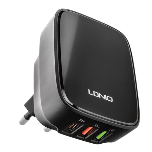 32W laturi 3 porttia USB PD QC Ldnio Q334 musta