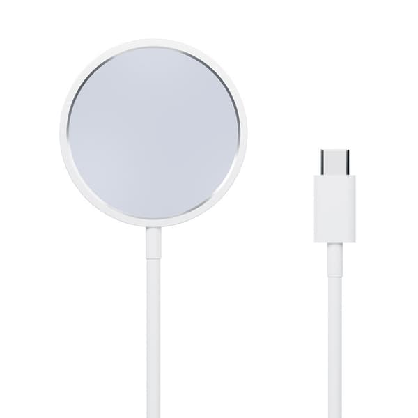 Forever 15W Trådløs Ladeplate – MagSafe-kompatibel, Elegant Metalldesign
