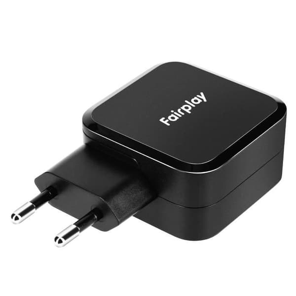 100W GaN USB-C-laddare för bärbar dator och MacBook Fairplay Svart