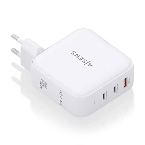Aisens Usb-a Og Usb-c Vægoplader Asch-140w3p030-w Hvid
