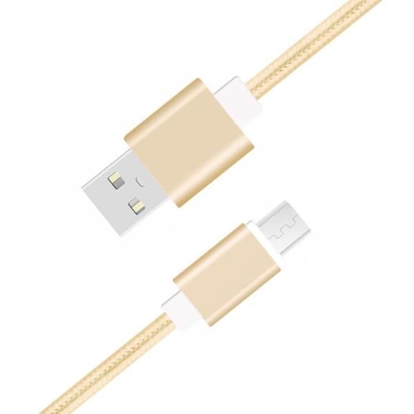 Micro USB-kabel för BQ-Mobile BQ-5731L Magic S Nylonflätad USB-kabel 1,3 Meter Snabbladdning-Sync-Dataöverföringskabel -