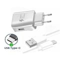 Miniatyrbild 1 av 4: Laddare - HTC - Wildfire E2 - Snabbladdare 3A - USB-Type C-kabel - Inbyggt skydd