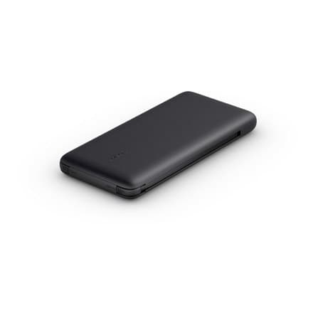 Belkin | BOOST CHARGE Plus Power Bank | 10000mAh | Integroidut LTG- ja USB-C-kaapelit | Musta