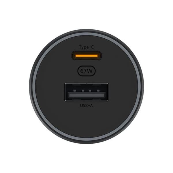 Billaddare - Xiaomi - 67 W - 2 x USB-C - Snabbladdning - Kabel ingår