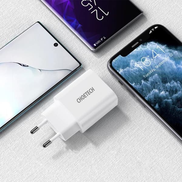 Choetech USB Adapter Type-C PD 20W - Hvid