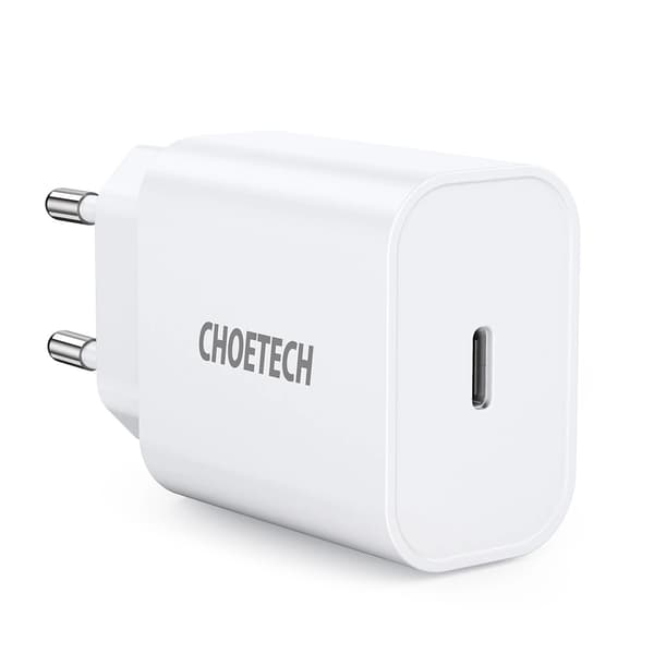 Choetech USB Adapter Type-C PD 20W - Hvid