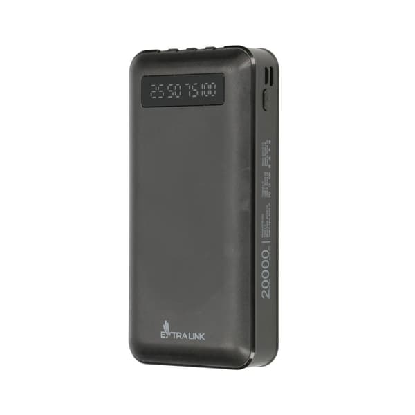 Extralink EPB-084 20000mAh Musta | Powerbank | Virtapankki, USB-C