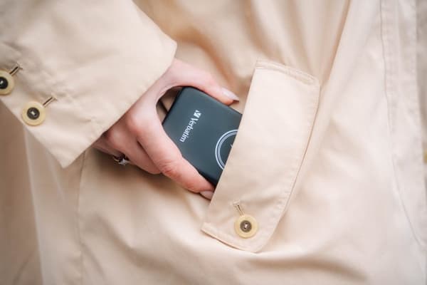 Charge 'n' Go magnetisk trådløs powerbank 10000 sort