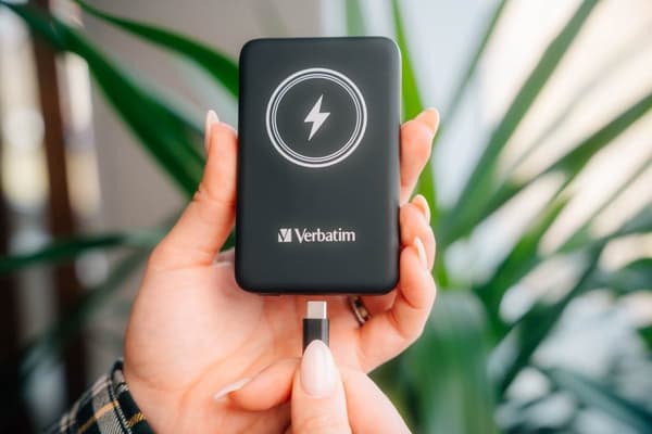 Charge 'n' Go magnetisk trådløs powerbank 10000 sort
