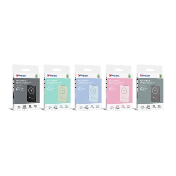 Charge 'n' Go magnetisk trådløs powerbank 10000 sort