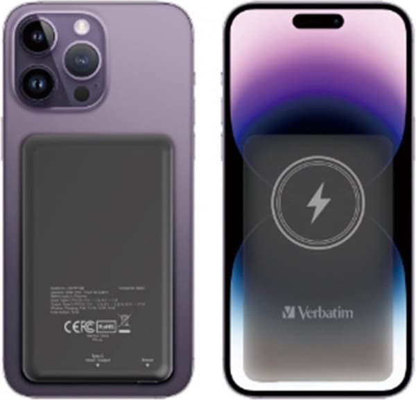 Charge 'n' Go magnetisk trådlös powerbank 5000 rosa
