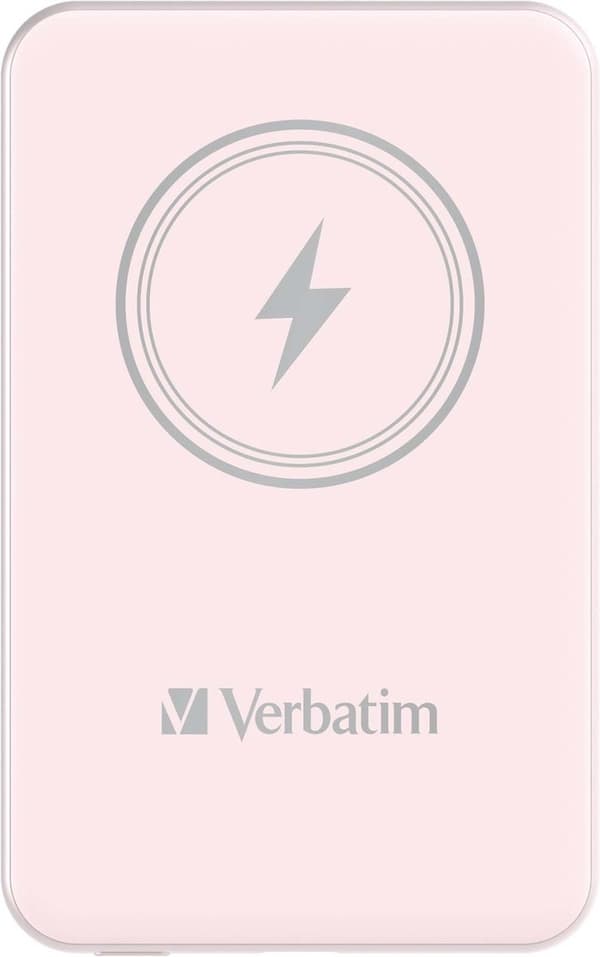 Charge 'n' Go magnetisk trådlös powerbank 5000 rosa