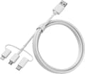 Miniatyrbillede 5 af 8: OtterBox USB-A powerbank 5.000 mAh 10W med 3-i-1 kabel 1M Hvid