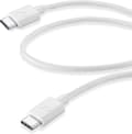 Miniatyrbillede 1 af 2: Cellullarline - Datakabel USB-C til USB-C - 60 cm - Hvid