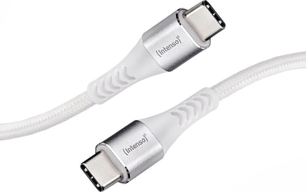 (Intenso) C315C USB-C til USB-C opladnings- og datakabel - 1,5 meter - hvid (7901002)
