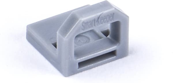 Smart Keeper Essential USB-B-portlås (4x) + låsenøgle Mini (1x) - Grå