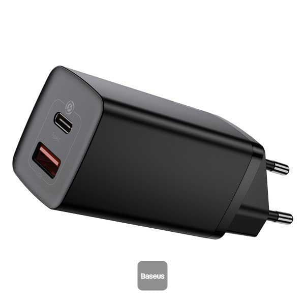 Baseus Gan2 Lite Usb-a- Og Usb-c-vægoplader