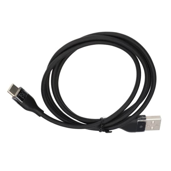 Rvelon USB-A till USB-C Kabel 1 Meter - Svart