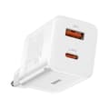Miniatyrbillede 4 af 6: Hurtig USB-oplader USB-C 30W PD QC Super Si Pro hvid