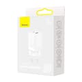 Miniatyrbillede 5 af 6: Hurtig USB-oplader USB-C 30W PD QC Super Si Pro hvid