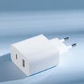 Miniatyrbillede 5 af 6: Xiaomi Travel Charger Combo USB / USB-C 33W PD hurtigoplader, hvid