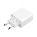 Miniatyrbillede 2 af 6: Xiaomi Travel Charger Combo USB / USB-C 33W PD hurtigoplader, hvid