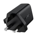 Miniatyrbillede 3 af 6: Engelsk GaN USB-C oplader 30W Q3 3.0 AFC FCP UK stik hvid