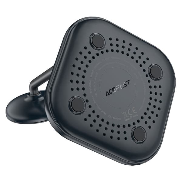 2i1 Qi 15W trådløs oplader og stativ til iPhone og Apple AirPods E6 sort