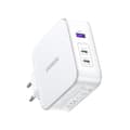 Miniatyrbillede 3 af 4: GaN Nexode USB-A 2x USB-C 140W vægoplader + USB-C kabel 1,5m hvid