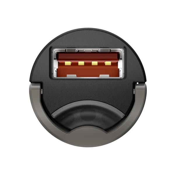 Tiny Star USB 30W Quick Charge mini intelligent biloplader, grå