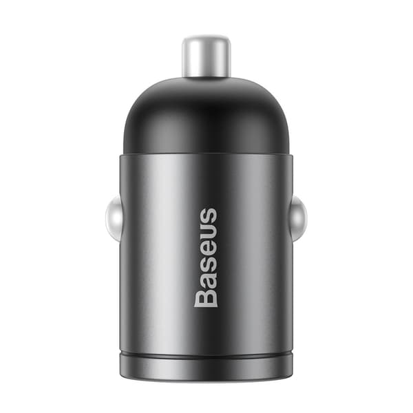 Tiny Star USB 30W Quick Charge mini intelligent biloplader, grå