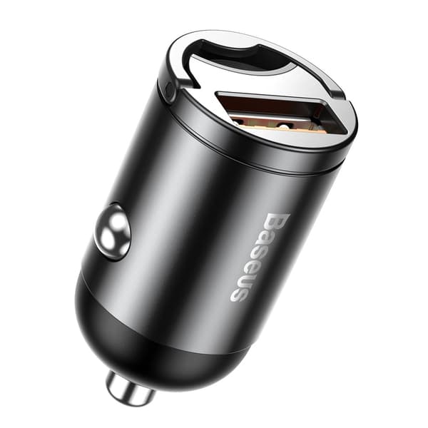 Tiny Star USB 30W Quick Charge mini intelligent biloplader, grå
