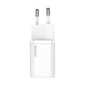 Miniatyrbillede 3 af 6: Hurtigoplader til iPhone Super Si 1C 20W Strømforsyning + USB-C - Lightning-kabel 1m hvid