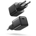 Miniatyrbillede 1 af 6: Hurtig USB-C 20W Power Delivery Quick Charge 3.0 AFC oplader, sort