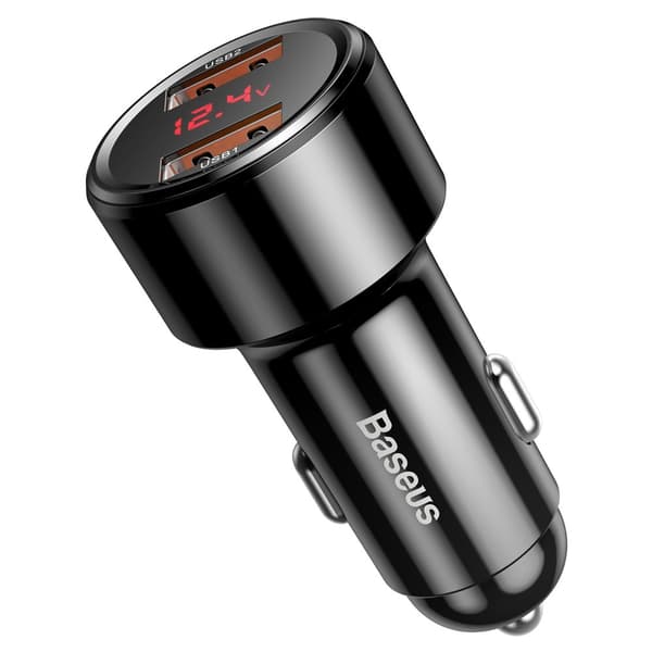 Billader 2x USB Magic Series Dual QC 3.0 45W 6A sort