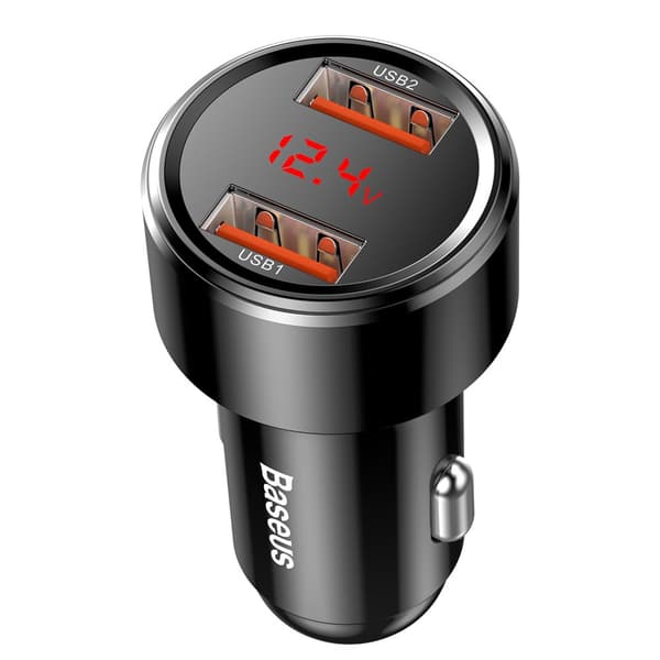 Billader 2x USB Magic Series Dual QC 3.0 45W 6A sort