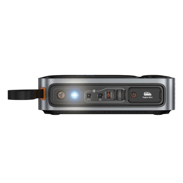 3in1 USB Powerbank USB-C Jump Jump Starter autolle 3000A taskulamppu musta