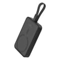 Miniatyrbillede 1 af 6: Mini Powerbank MagSafe 10000mAh 20W med Lightning-kabel til iPhone 0,3m sort