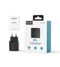 Miniatyrbillede 4 af 6: Lille, kraftfuld GaN 2x USB-C PD 35W netoplader med sort display