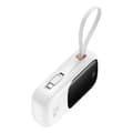 Miniatyrbillede 4 af 10: Qpow Pro+ 20000mAh powerbank med USB-C kabel og skærm - hvid